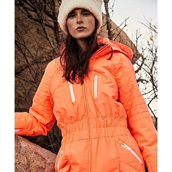 Free People Movement All Prepped Quilted Ski Jacket - Picture 1 of 15